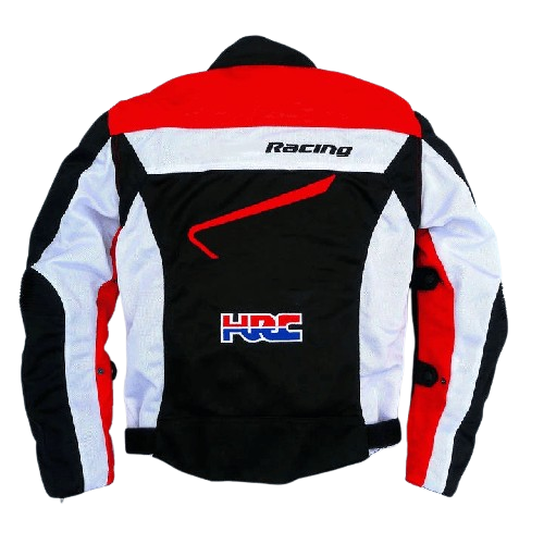 Red racing jacket