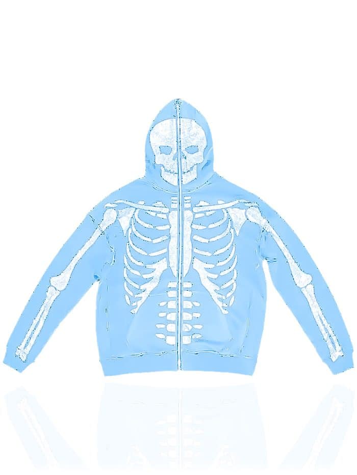 Rhinestone-skeleton-hoodies