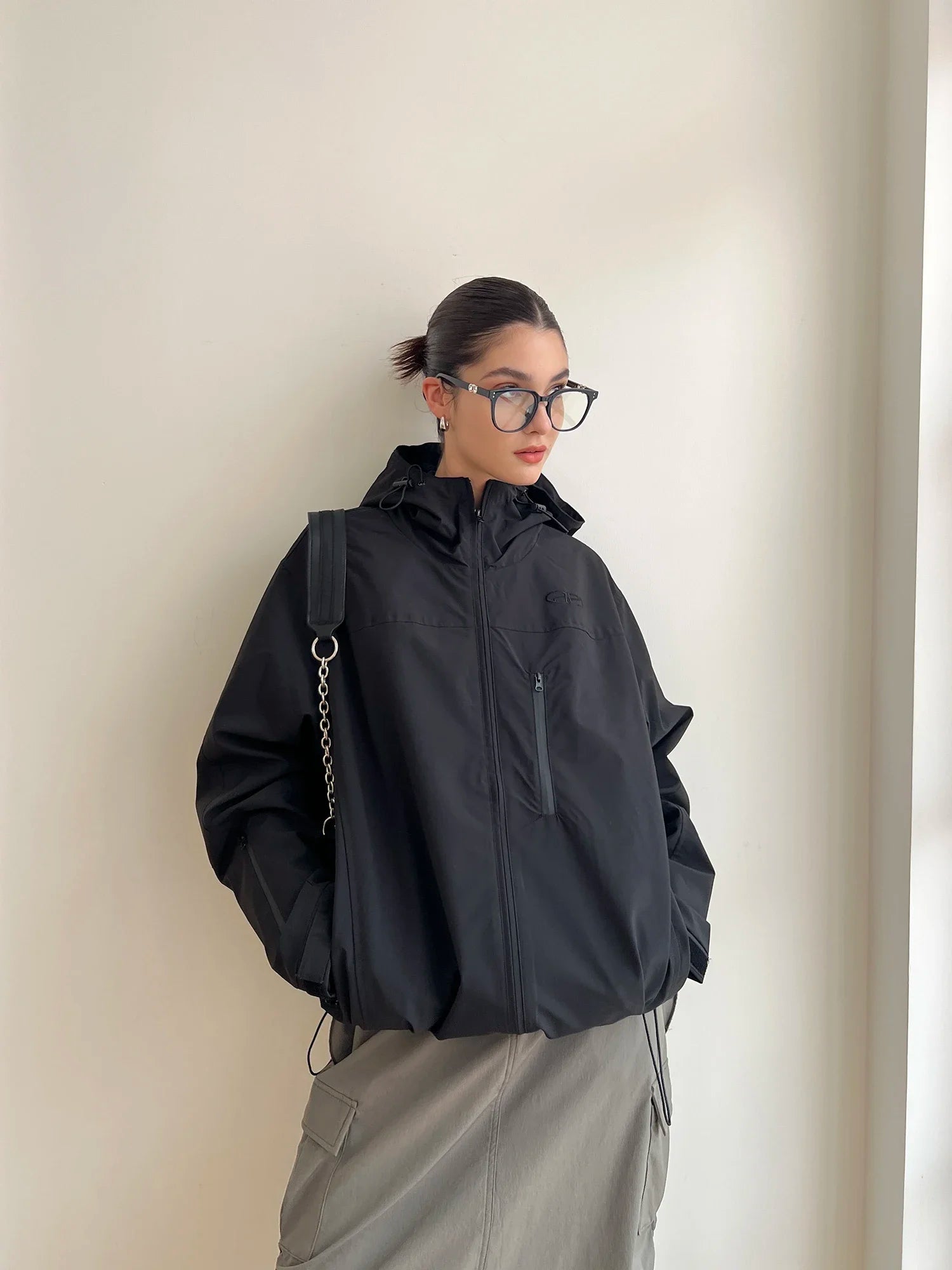 Gorpcore puffer jacket