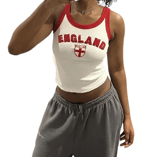 England crop top