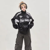 Racing jacket femme