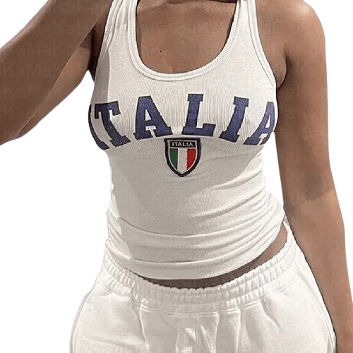 Crop top italia