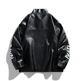 Leather racing jacket